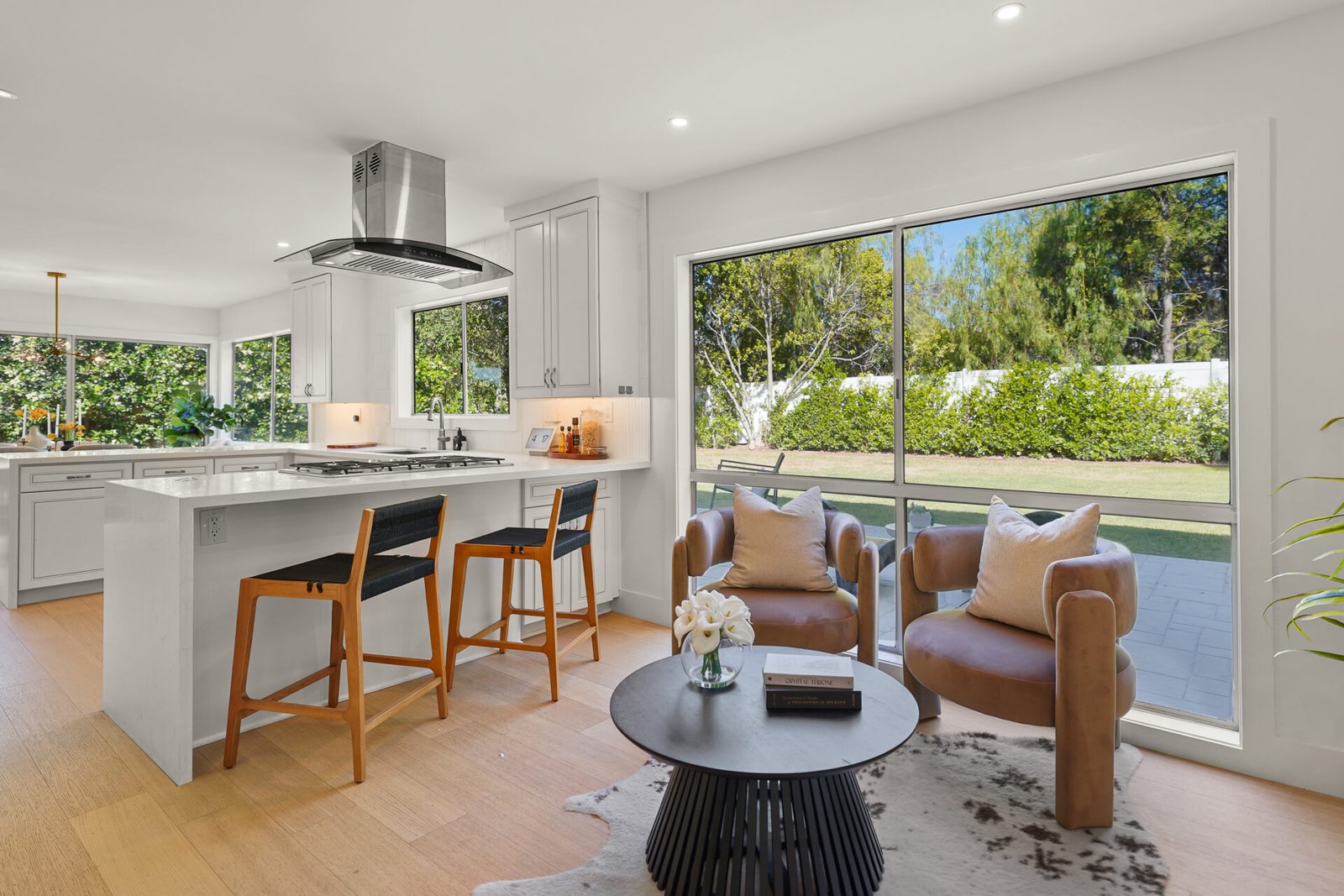 Beautiful Home Staging Completed by Mid Modern Designs at 22334 Liberty Bell Rd, Calabasas, CA 91302 (7)