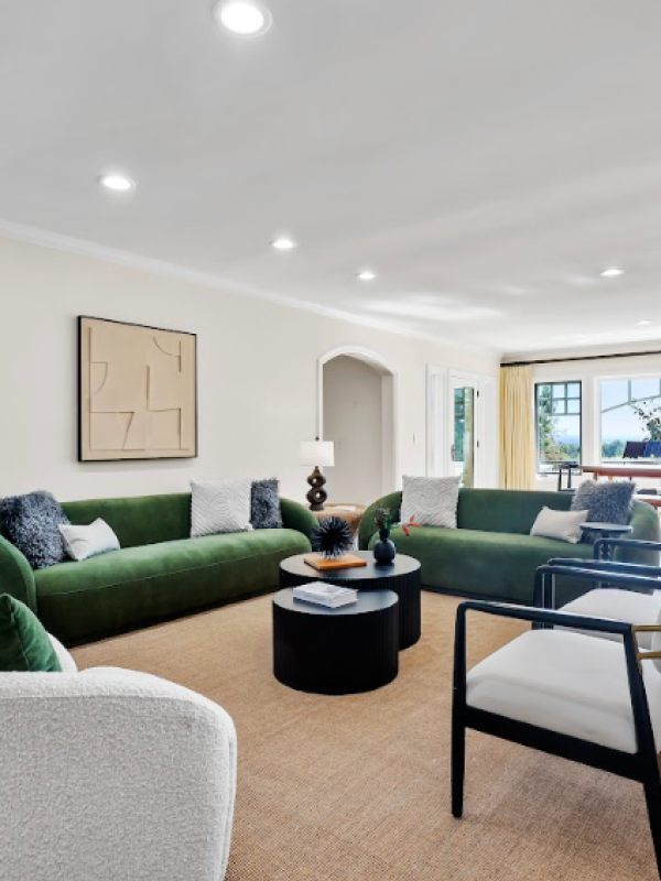 Home Staging Done by Mid Modern Designs at 2818 Forrester Dr Los Angeles, CA 90064 (4)